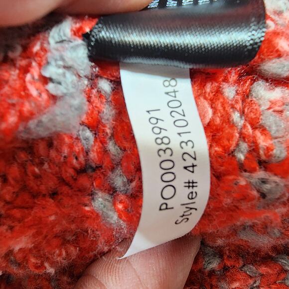 Boston Proper Womens Sweater Medium Pink Cable Knit Off Shoulder Stretch Classic - Picture 9 of 15